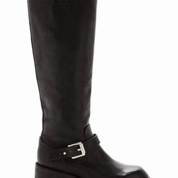 Rag&Bone Black Norton Tall Moto Combat Boots Sz 9 - Picture 11 of 11